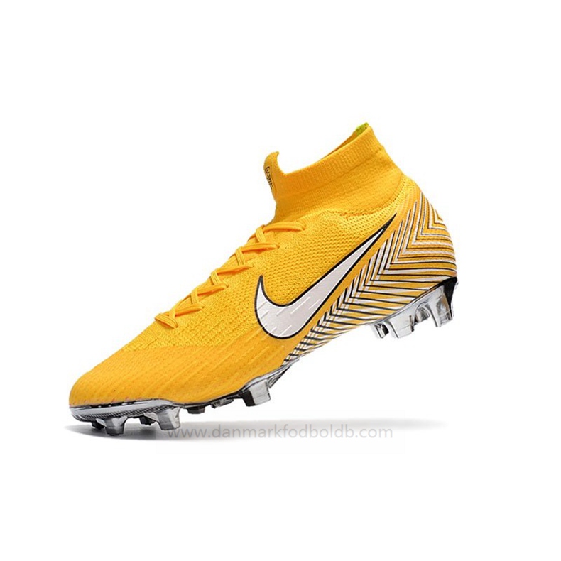 Neymar Nike Mercurial Superfly 6 Elite FG Børn – Guld Hvid